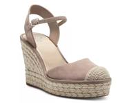 Allory Espadrille Wedge Sandal Taupe Suede view