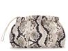Harlo Clutch Taupe/Black Snake Print view