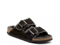 Arizona Shearling Slide Sandal - Women's Dark Brown view