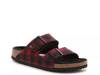 Arizona Shearling Slide Sandal - Women's Red/Black Buffalo Plaid view