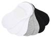 High Cut Women's No Show Liners - 7 Pack White/Black/Grey view