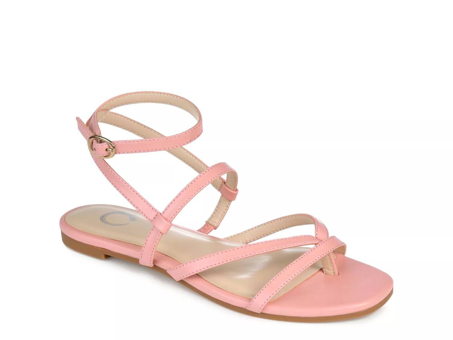 Shop Pink Flat Sandals | DSW