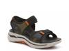 GOwalk Arch Fit Sandal - Men's Black & Green view