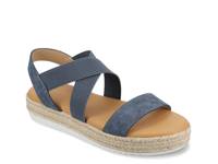 Caroline Espadrille Sandal Denim Blue view