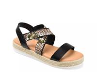 Caroline Espadrille Sandal Prints-Snake (Neutral) view