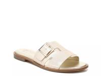 Faryn Slide Sandal Light Gold Snake Print view