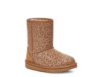 Classic II Boot - Kids' Cognac/Silver Metallic Leopard Print view
