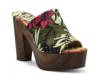 Shelbie Platform Sandal Multicolor Tropical Print Canvas view