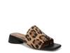 Loran Slide Sandal Brown Leopard Print Leather view