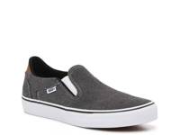 Asher Deluxe Slip-On Sneaker - Men's Black/White view