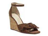 Delirah Wedge Sandal Dark Brown view