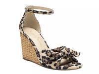 Delirah Wedge Sandal Beige Leopard Print view