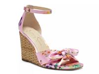Delirah Wedge Sandal Pink Floral Print view