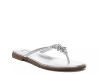 Liliana Flip Flop Silver Metallic view