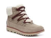 Harlow Lace Cozy Snow Boot Taupe view