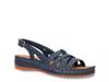 Kehlani Wedge Sandal Navy view