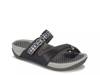 Deserae Wedge Sandal Black view