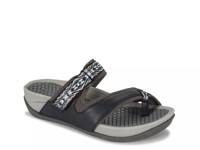 Deserae Wedge Sandal Black view