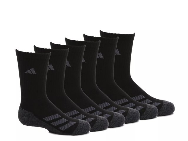 Angle Stripe Kids' Crew Socks - 6 Pack
