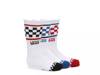 Check Band Kids' Crew Socks - 3 Pack White view