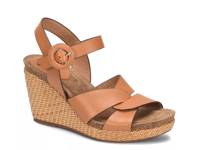 Casidy Wedge Sandal Light Brown Leather view