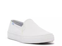 Double Decker Slip-On Sneaker - Women's White Leather view