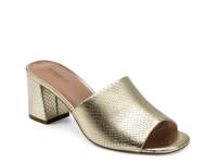 Entree Slide Sandal Gold Metallic view