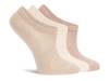 Air Brush Women's No Show Liners - 3 Pack Beige/Cream/Taupe view