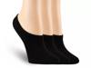 Perfection Silk Women's No Show Liners - 3 Pack Black view