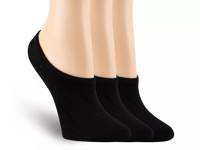Perfection Silk Women's No Show Liners - 3 Pack Black view