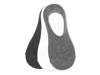 Perfection Silk Women's No Show Liners - 3 Pack Grey view