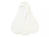 Perfection Silk Women's No Show Liners - 3 Pack White view