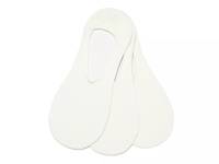 Perfection Silk Women's No Show Liners - 3 Pack White view