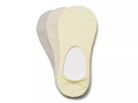 Perfection Silk Women's No Show Liners - 3 Pack Yellow view