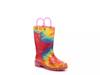 Tie-Dye Rain Boot - Kids' Multicolor Rainbow Tie-Dye view