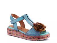 Tempest Espadrille Wedge Sandal Light Blue view