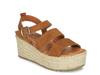 Carina Espadrille Wedge Sandal Cognac view