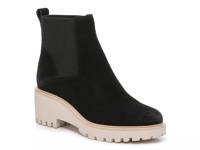 Haddie Wedge Chelsea Boot Black Suede view