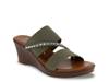 Marcia Wedge Sandal Medium Green view