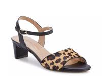 Renata Sandal Light Brown/Black Leopard Print view