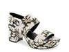 Camera Platform Sandal Black/White Floral Print Synthetic view