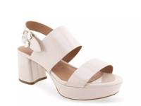 Camera Platform Sandal Pale Blush Patent Synthetic view