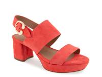 Camera Platform Sandal Orange view