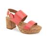Camera Platform Sandal Orange view