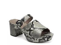 Cosmic Sandal Roccia Grey/Black Snake Print view