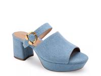 Cosmic Sandal Blue Suede view