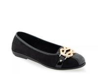 Big Bet Ballet Flat Black view