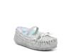 Lil Glitter Moccasin Slipper - Kids' Silver Metallic view