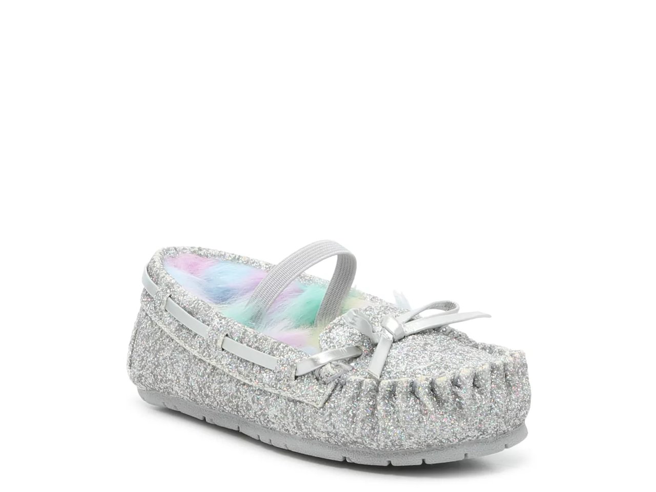 Lil Glitter Moccasin Slipper - Kids'
