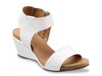 Ida Wedge Sandal White view